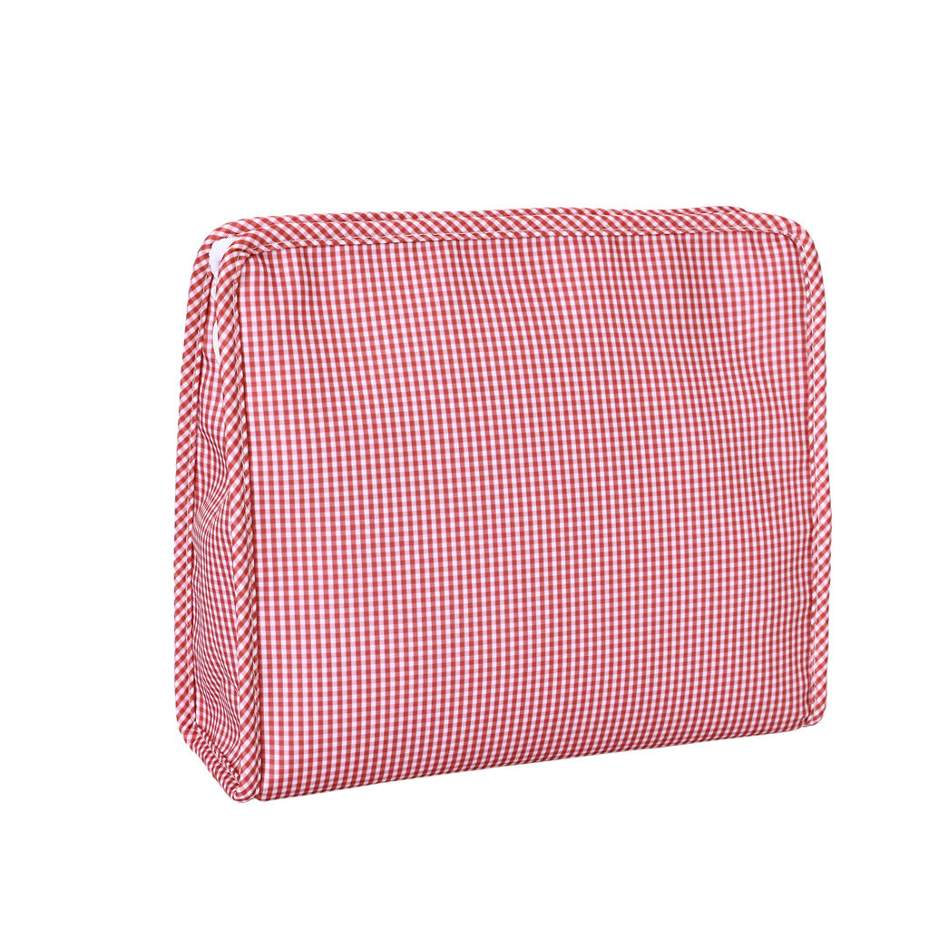 Minimalist Plaid Pattern Large Capacity Cosmetic Bag 6C5CO279