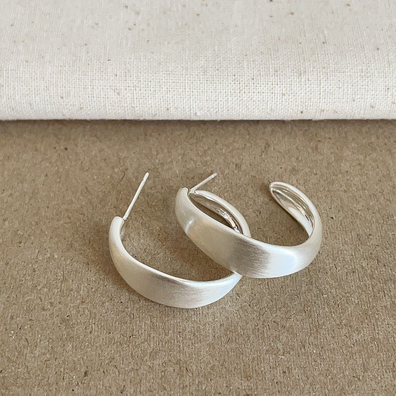 C-Shaped Stud Earrings - DippedShop Wholesale - #4355