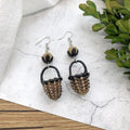 Rattan Beach Dangle Earrings - DippedShop Wholesale - #0019