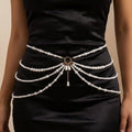 Elegant Pearl Tassel Multi-Lay - DippedShop Wholesale - #4419