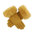 Plaid Suede Touch Screen Gloves - DippedShop Wholesale - #0531