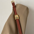 Leopard Quartz Leather Watch - DippedShop Wholesale - #8483