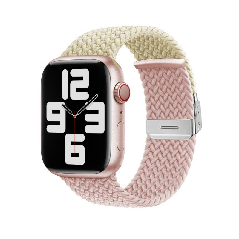 Color Block Nylon Weave Watch Band 6W6JWA141
