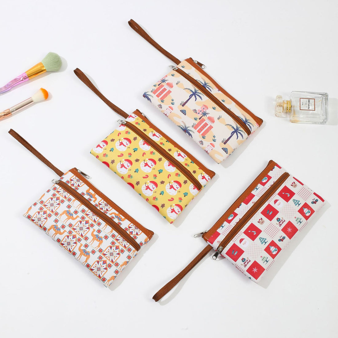 Simple Portable Christmas PU Storage Bag DP25H504