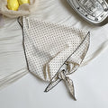 Polka Dot Striped Breatheable Triangle Head Scarf MK2BW6W6NSI13