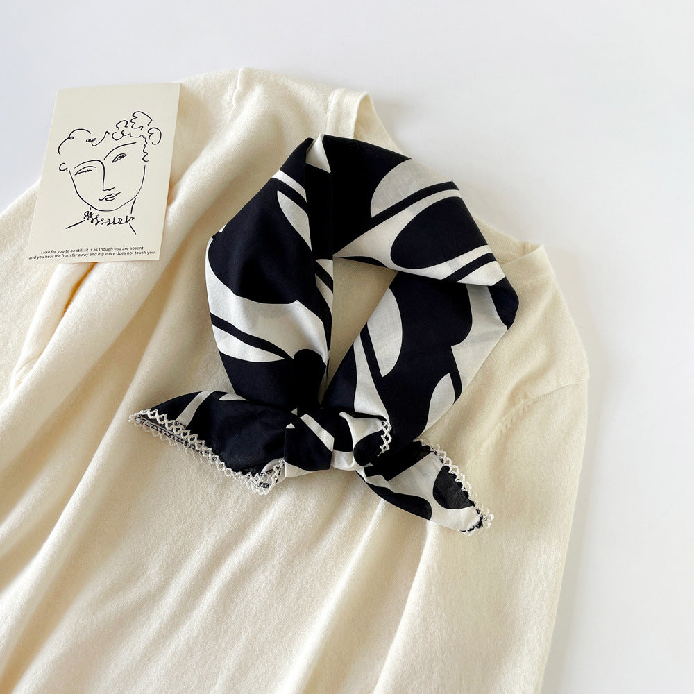Plaid Striped Square Scarf - DippedShop Wholesale - #4259