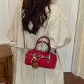 Trendy Suede Solid Color Crossbody Bag 6W10BBG1862