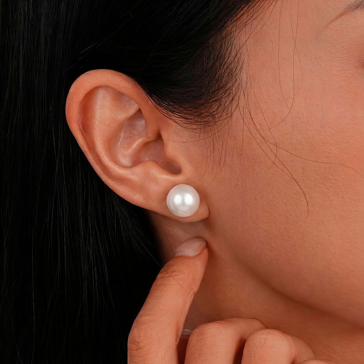 Pearl Stud Earrings - DippedShop Wholesale - #4483