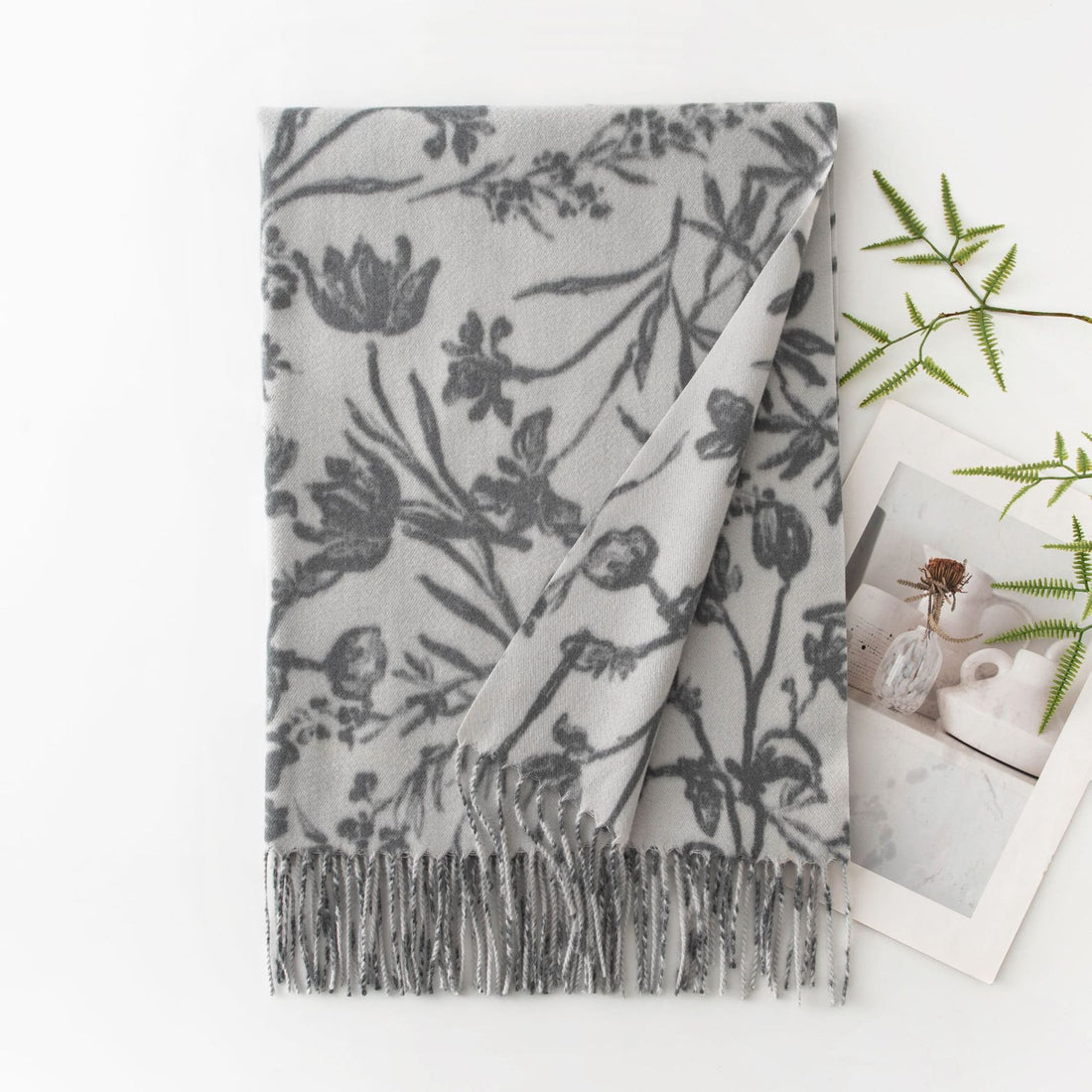 Vintage Floral Scarf - DippedShop Wholesale - #3619