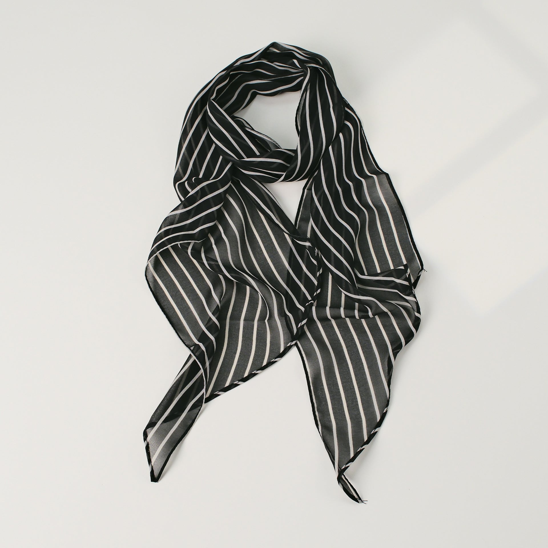 Chic Color Block Polka Dots Silk Scarf 6W6NSI253