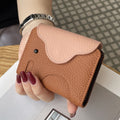 Funny Elephant Shape PU Coin Purse Wallet 6S10BWB118