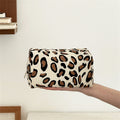 Vintage Leopard Pattern Lightweight Makeup Bag MK2BW6S10BOB67