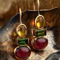 Geometric Cubic Zirconia Earrings - DippedShop Wholesale - #6083