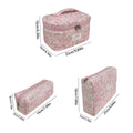 Fresh Floral Print Large Capacity Makeup Bag 6S10BOB1035