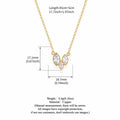 Elegant Gold Plated Heart Rhinestones Pendant Necklace 6W6JNC643