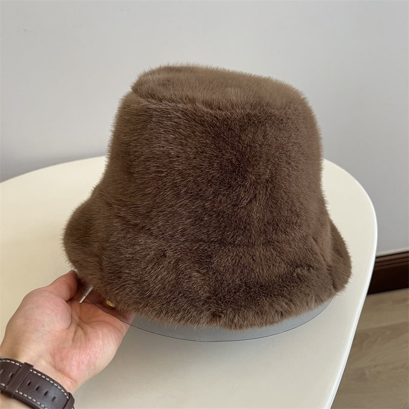 Faux Fur Bucket Hat - DippedShop Wholesale - #5747