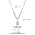 Elegant Gold Plated Heart Rhinestones Pendant Necklace 6W6JNC643