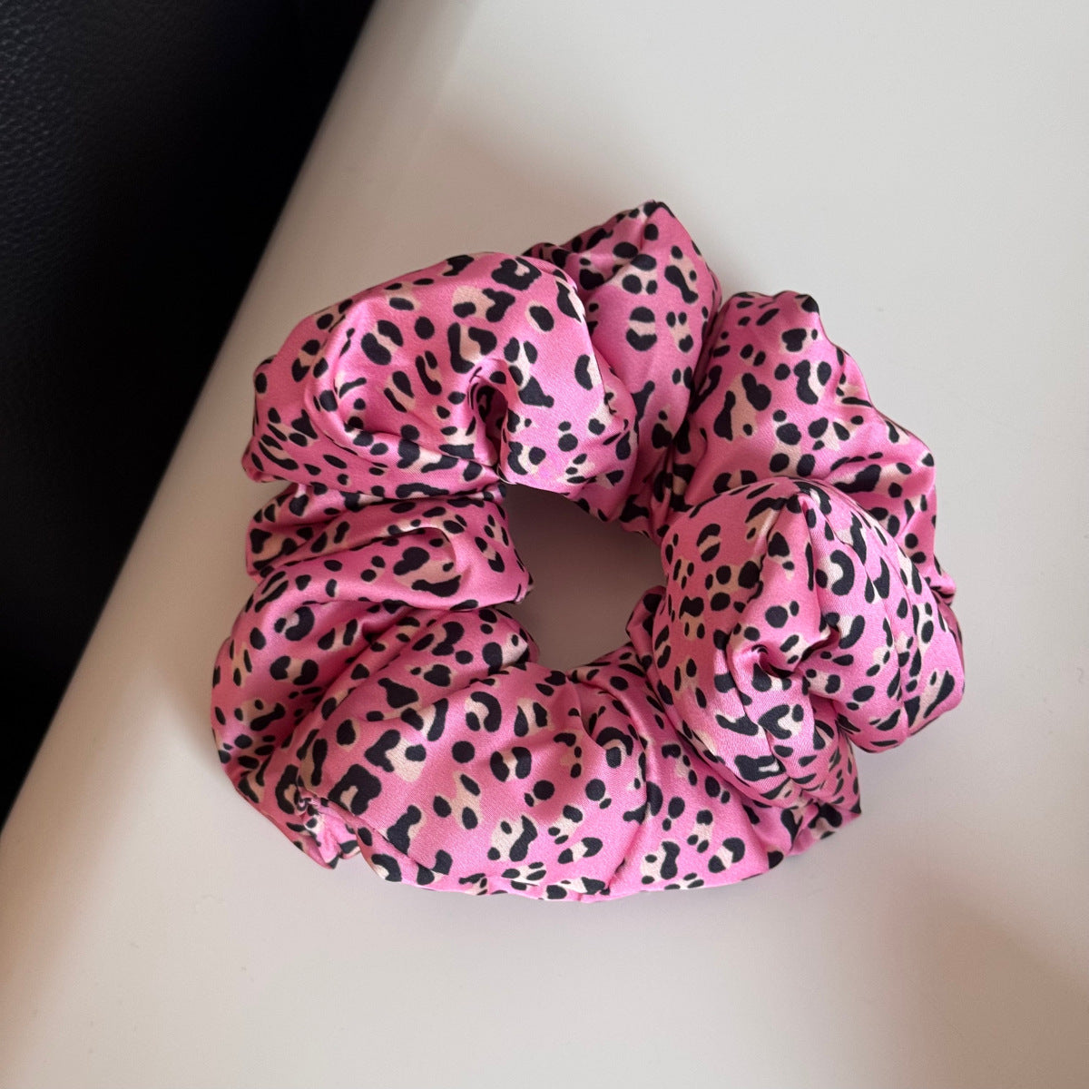 Vintage Leopard Print Elastic Hair Scrunchies 6W6HSR324