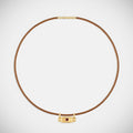 Trendy Gold Plated Pendant Choker Necklace 6W6JNC377L