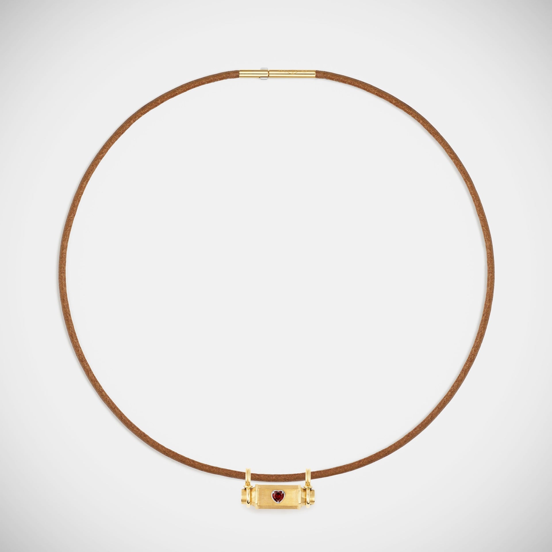 Trendy Gold Plated Pendant Choker Necklace 6W6JNC377L