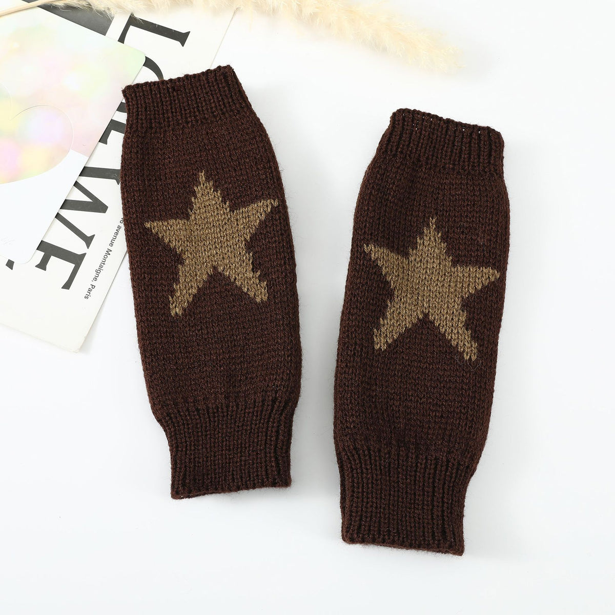 Knit Fingerless Arm Warmers - DippedShop Wholesale - #7827