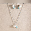Classic Teardrop Cubic Zirconia Chain Necklace 6W6JNC404L