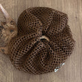 Vintage Hollow Out Knitted Fishnet Beach Scrunchies MK2BW6W6HSR47