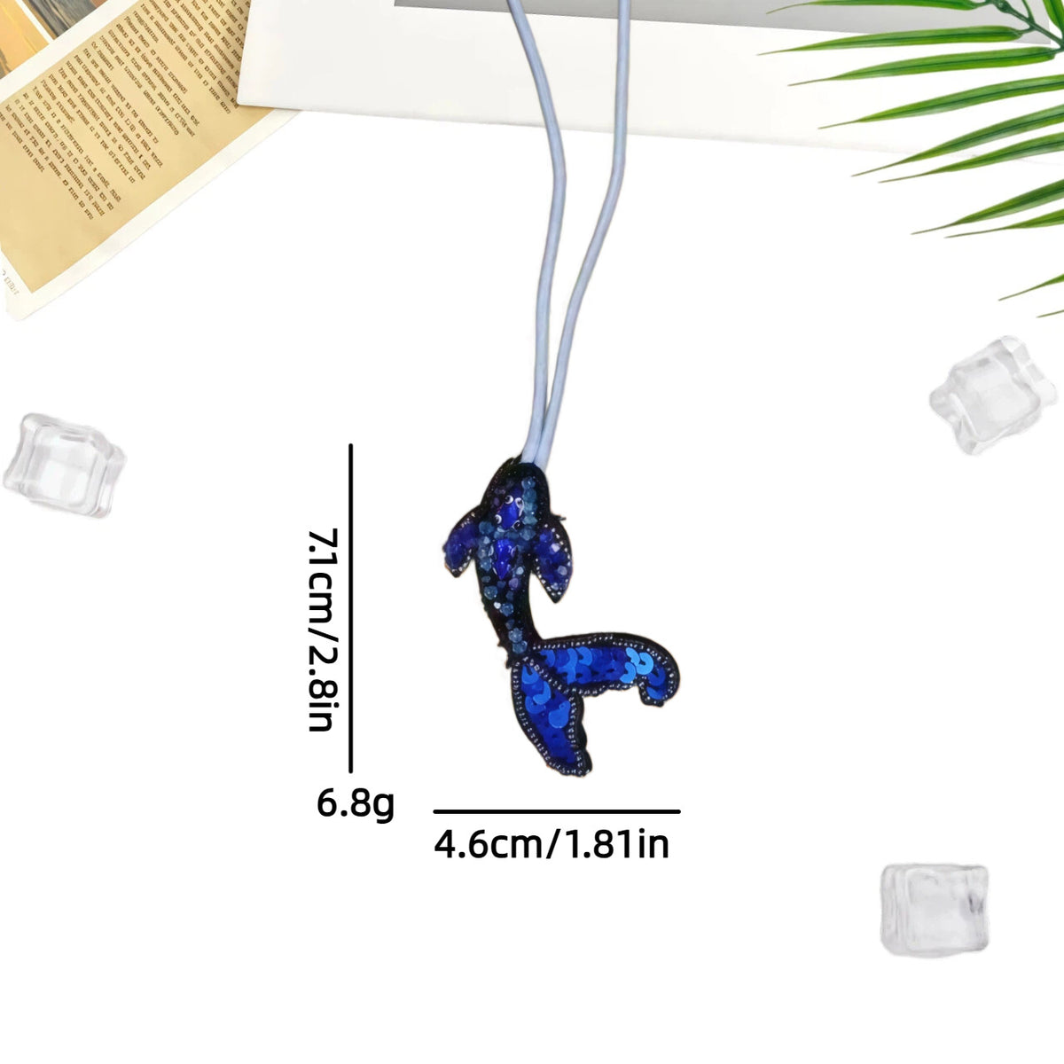 Beaded Sequin Lobster Keychain - DippedShop Wholesale - #1907