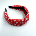 Fashion Start Pattern Knotted Wide Hair Band 8AS6HBD68L