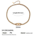 Stainless Steel Silk Chain Necklace - DippedShop Wholesale - #1795