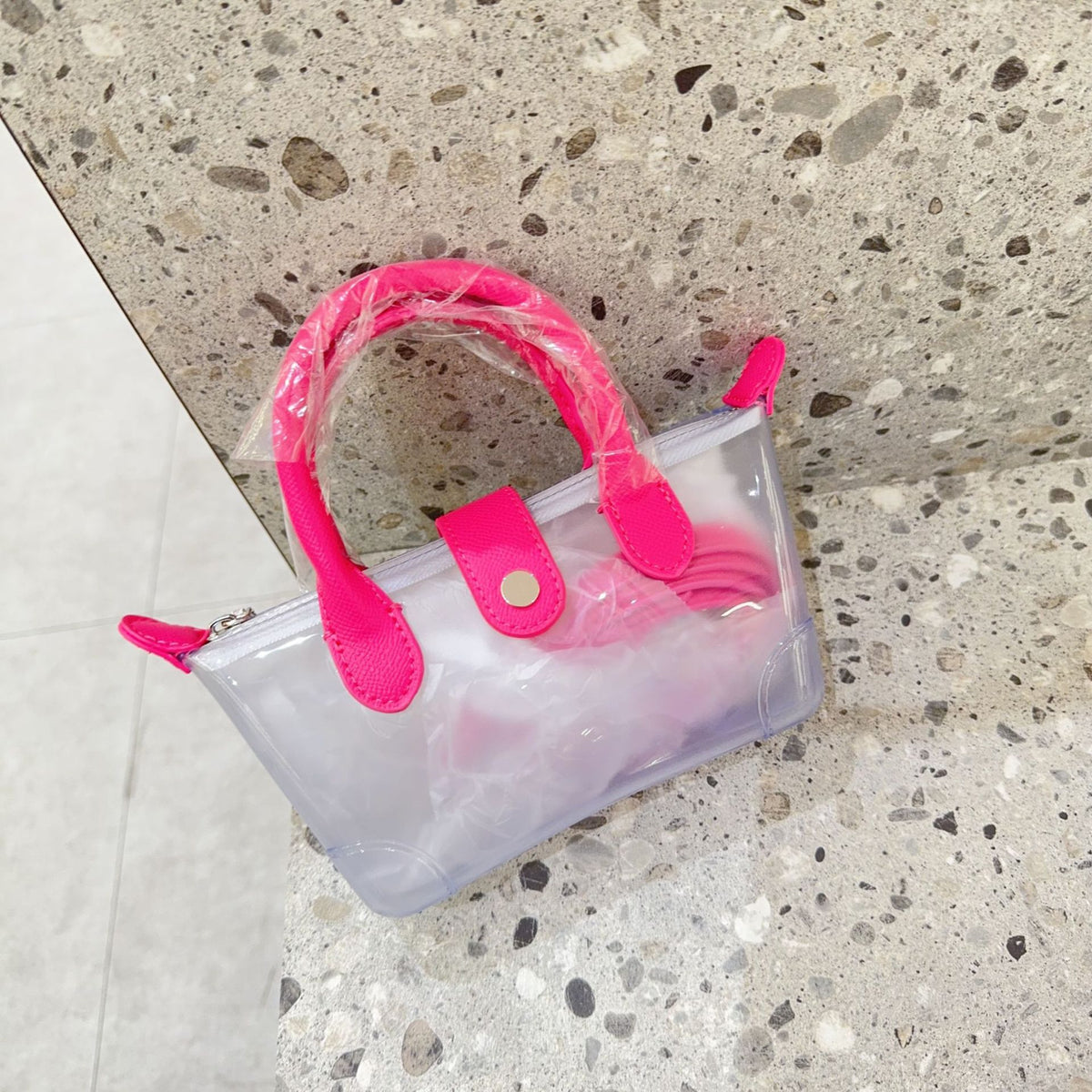 Casual Clear Jelly Dumpling Crossbody Bag 6W10BBG2118