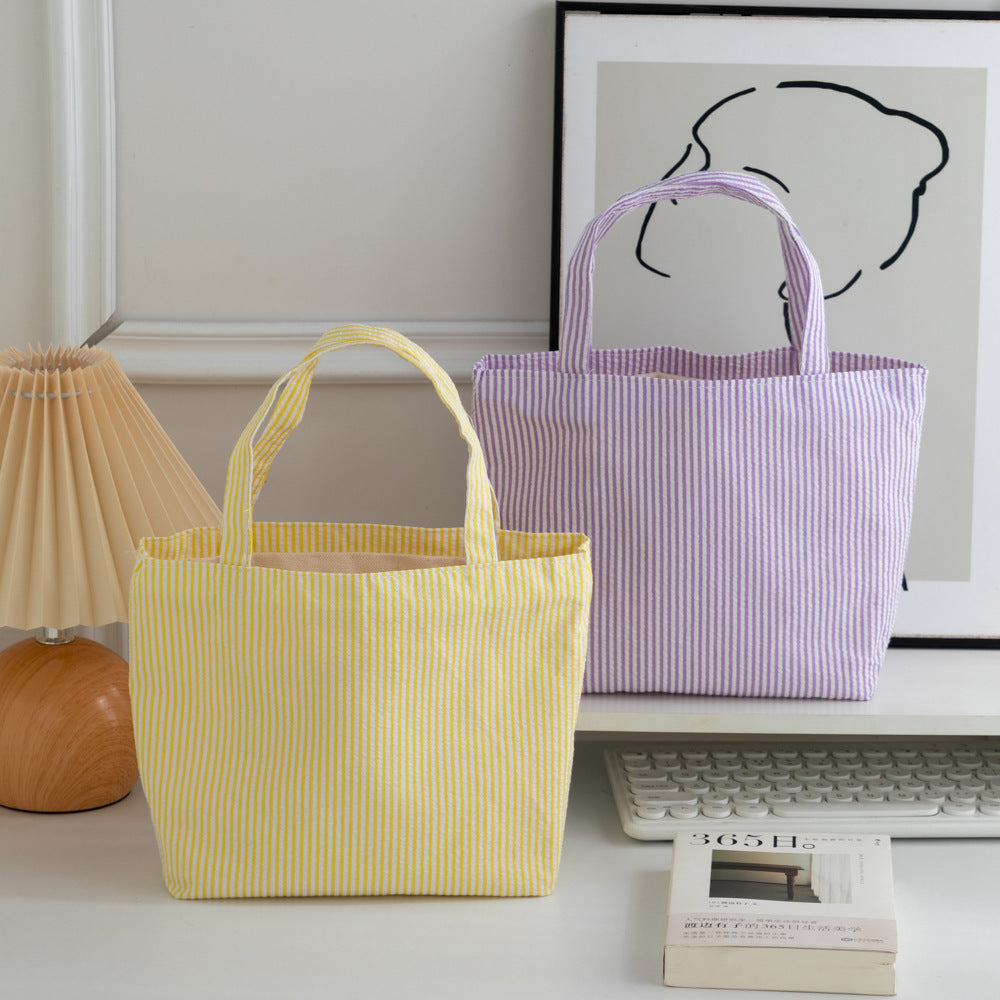 Minimalist Striped Print Large Capacity - DippedShop Wholesale - #8035