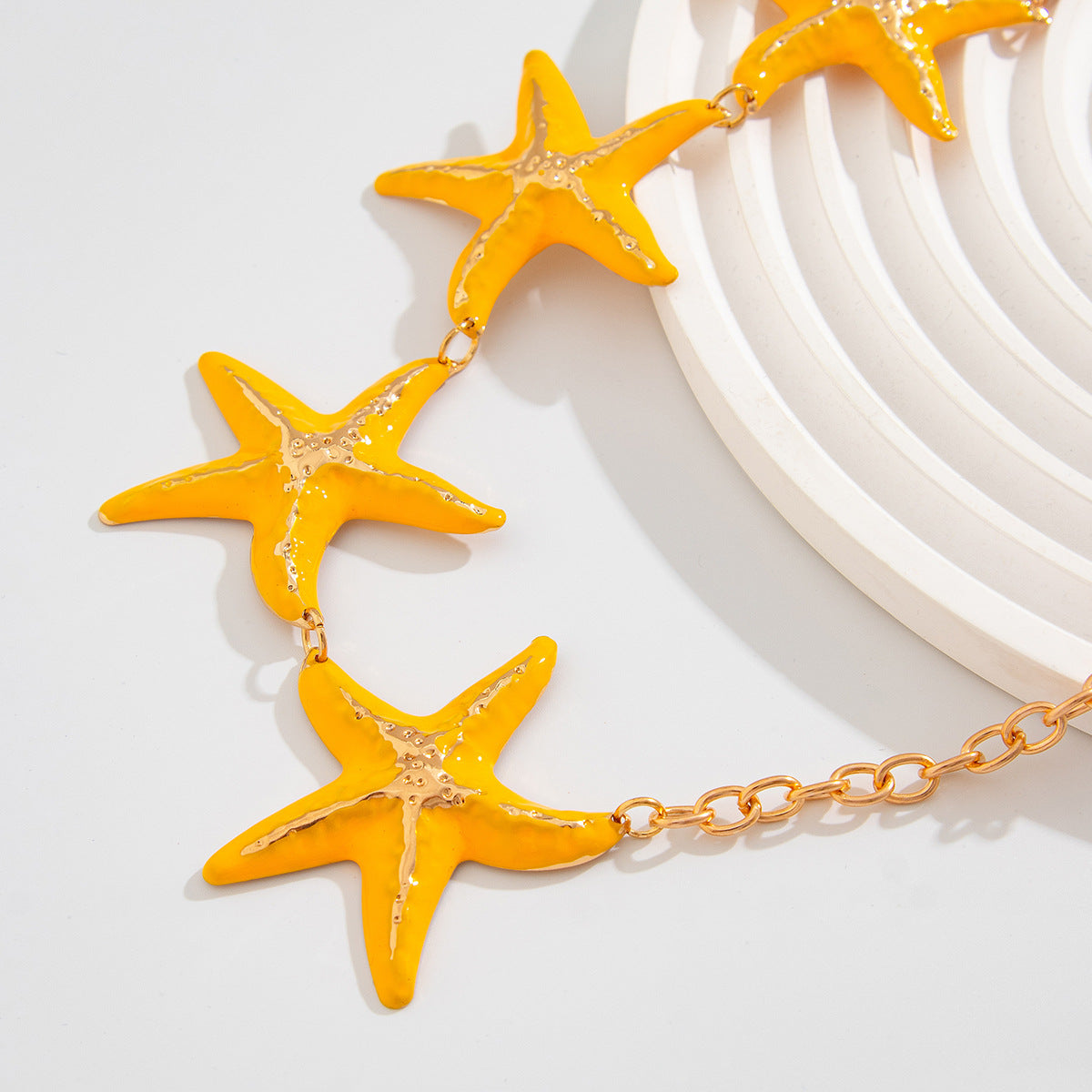 Sexy Gold Plated Starfish Flow - DippedShop Wholesale - #9651