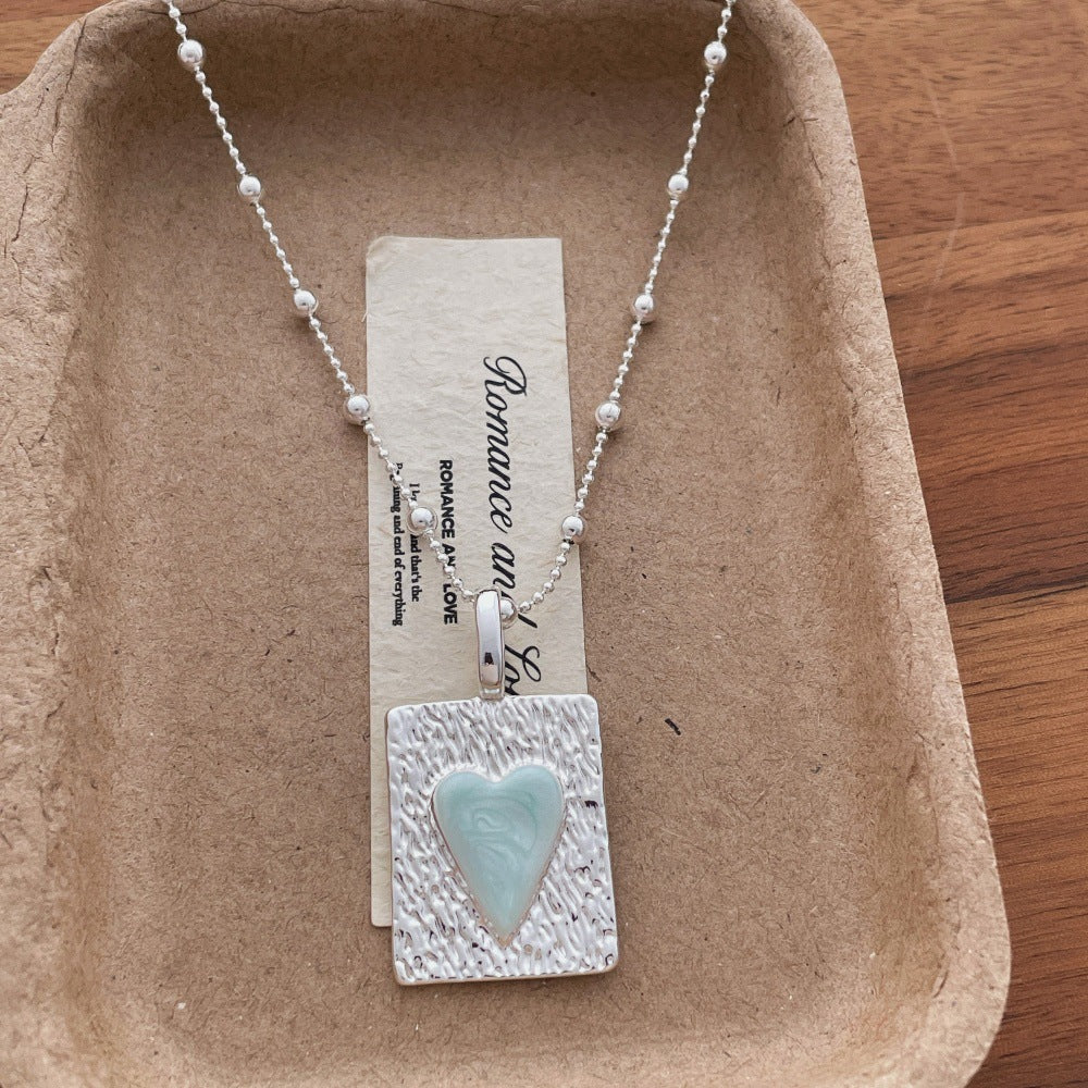 Gold Plated Heart Pendant Necklace - DippedShop Wholesale - #1203
