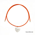 Minimalist Color Contrast Heart Pendant Magnetic Necklace 6W6JNC419L