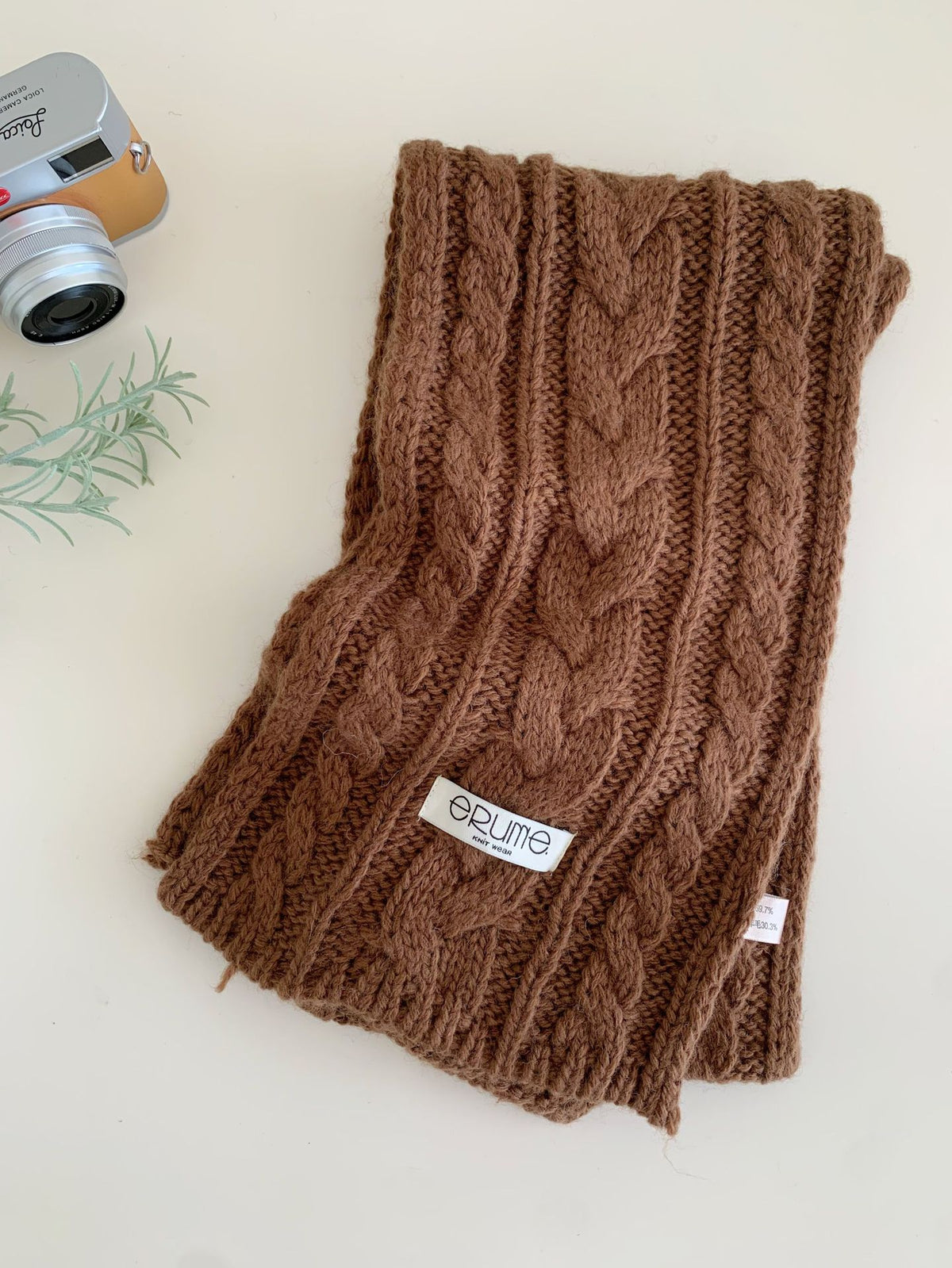 Chunky Cable Knit Scarf - DippedShop Wholesale - #5715