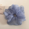 Refined Shimmery Sheer Organza Fluffy Elastic Scrunchie MK2BW6W6HSR83