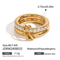 Square Cubic Zirconia Ring - DippedShop Wholesale - #8995