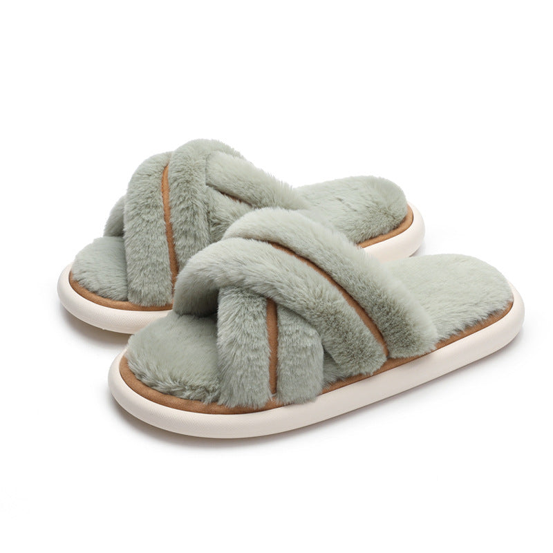 Indoor Plush Non-Slip Slippers - DippedShop Wholesale - #0051