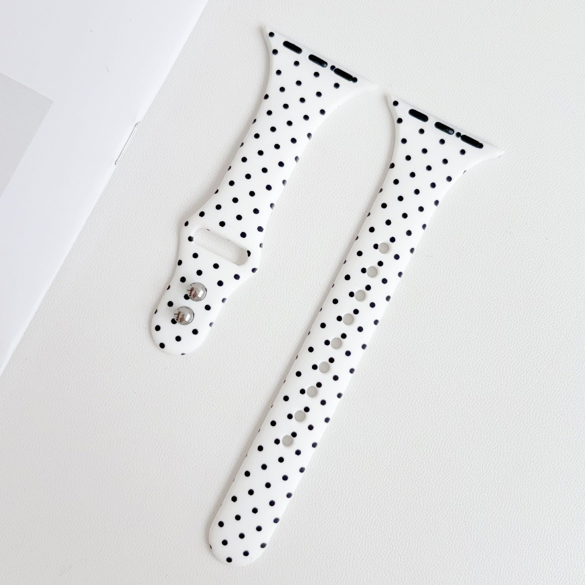 Slim Polka Dots Silicone Watch Band 6W6JWA129