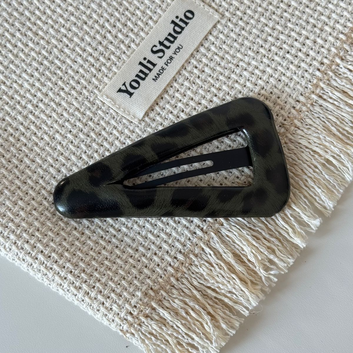 Vintage Leopard Print Hollow Hair Clips 6W6HCP1235