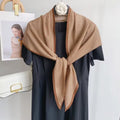 Classic Houndstooth Silk Scarf - DippedShop Wholesale - #9347
