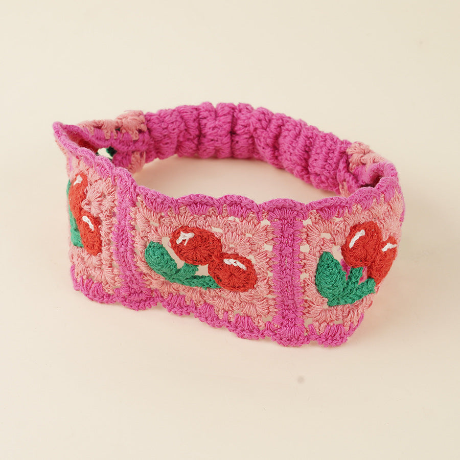 Crochet Elastic Hair Band - DippedShop Wholesale - #7283