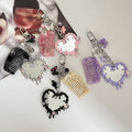 Heart Mirror Bag Charm - DippedShop Wholesale - #4723