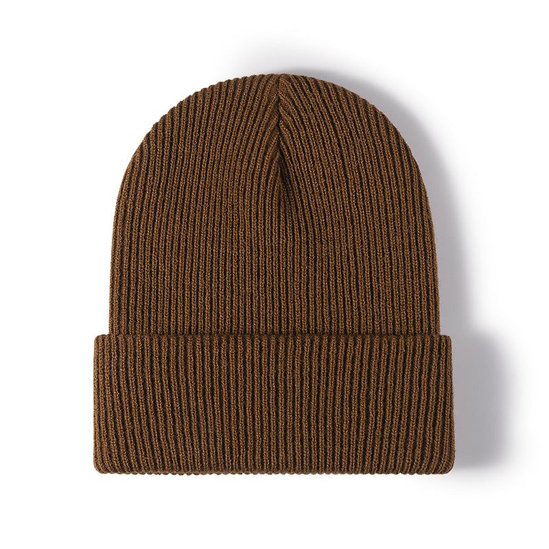 Solid Color Outdoors Thick Knit Beanie DPKB3011