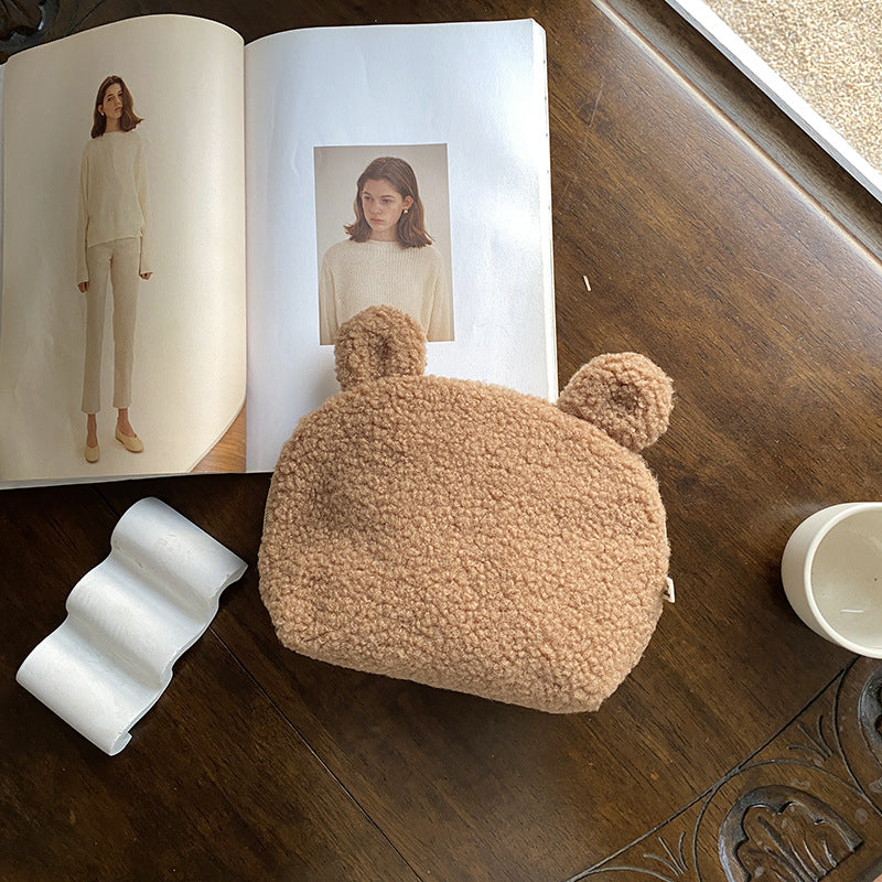 Cute Plush Cosmetic Bag - DippedShop Wholesale - #2195