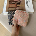 Vintage Floral Embroidery Portable Jewelry Case 6W13HSJ94