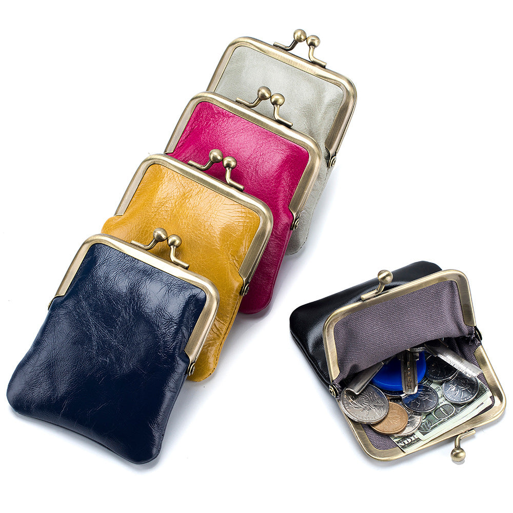 Vintage Solid Color PU Leather Card Case Wallet MK2LEM6W10BWB23