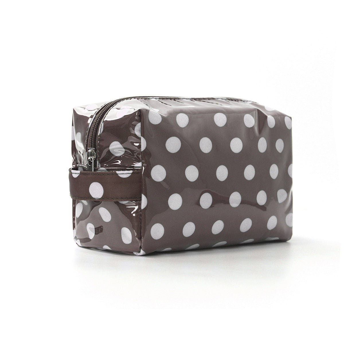 Simple Color Block Striped PVC Cosmetic Bag MK2BLW6C5CO07