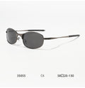 Metal Oval Frame Polarized Sunglasses - DippedShop Wholesale - #4611